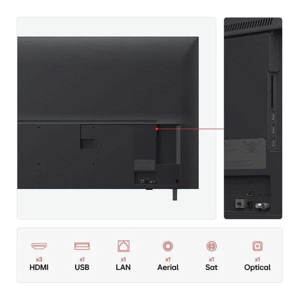 LG UA75 65" 4K HDR LED Smart TV - Black | 65UA75006LA.AEK