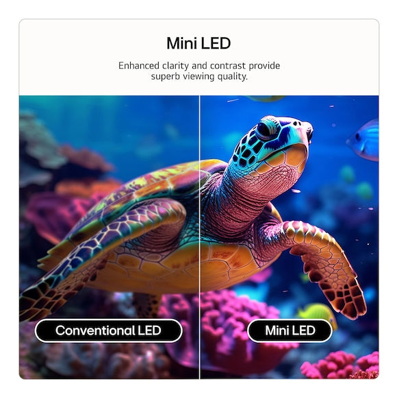 LG 65" QNED72 Mini LED 4K UHD AI Smart TV Black | 65QNED72B6B
