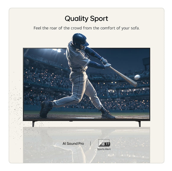 LG 50" QNED72 Mini LED 4K UHD AI Smart TV Black | 50QNED72B6B