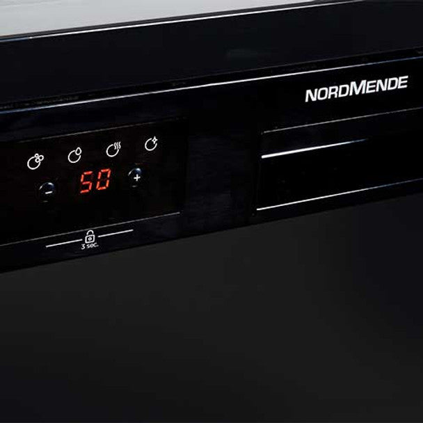 NordMende 60cm Dishwasher Black | DW67BL