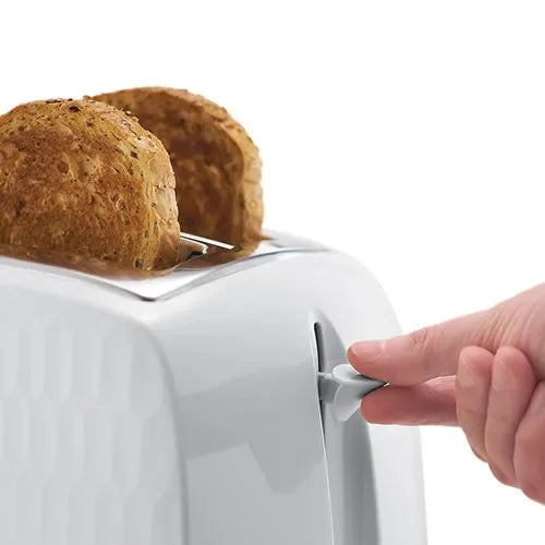 Russell Hobbs Honeycomb 2 Slice Toaster – White | 26060