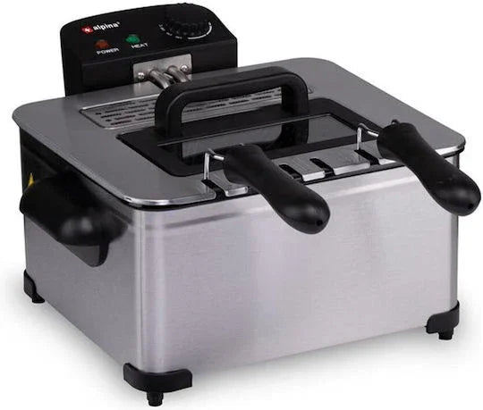 Alpina Deep Fryer 5L – Double Fryer with Adjustable Thermostat | 23163
