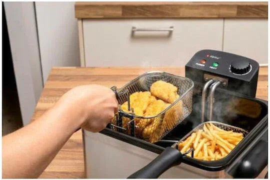 Alpina Deep Fryer 5L – Double Fryer with Adjustable Thermostat | 23163