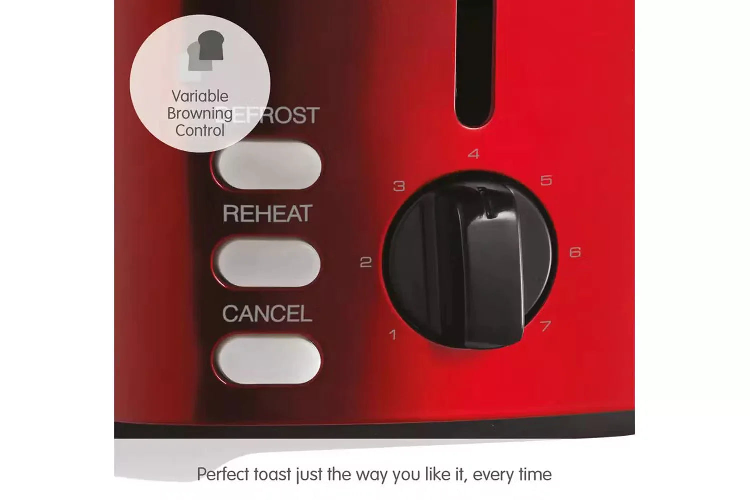 Morphy Richards Equip 2 Slice Red Toaster | 222066
