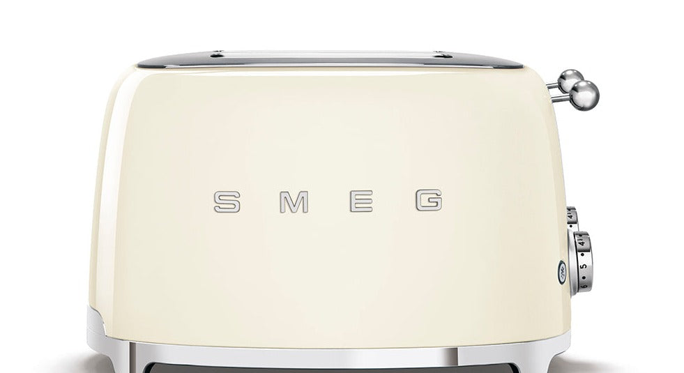Smeg 50's Retro Style 4 slice toaster in cream