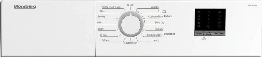 Blomberg 9kg Vented Tumble Dryer | LTA09020W Tumble Dryer Autumn, Bank Holiday, Blomberg Dryer, Brand_Blomberg, Build Type_Freestanding, CENTRAL, Dryer Type_Vented, Energy_Rating_C, Home Appliances, Laundry, Load Capacity_9kg, PP, Product Type_Tumble Dryer, SKU, Spring Blomberg 9kg Vented Tumble Dryer | LTA09020W - Default Title 309.00 LTA09020W Meath Meath Ireland aceeuronics.ie Ace Euronics