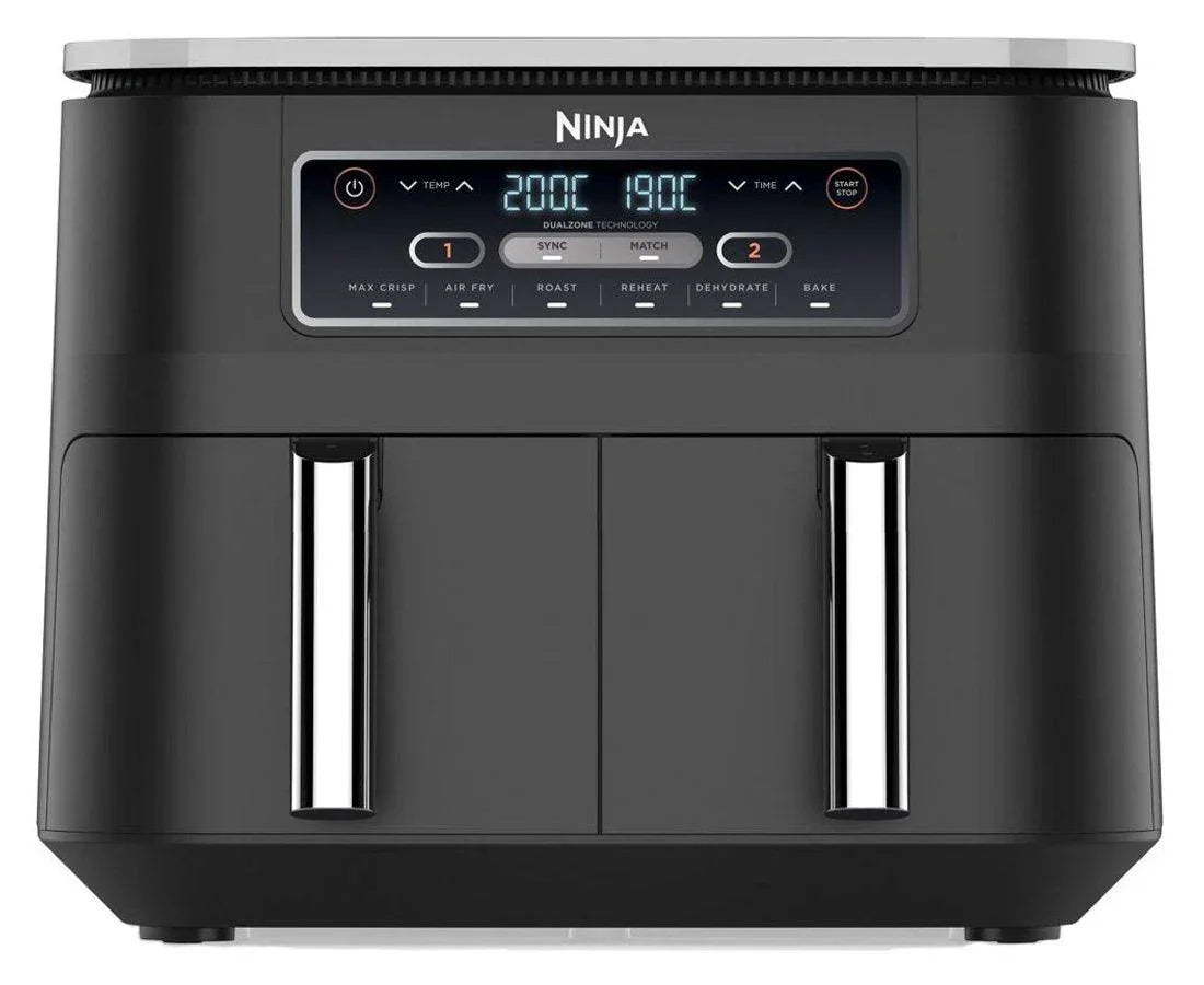 Ninja AF300UK 7.6L Dual Zone Air Fryer in black