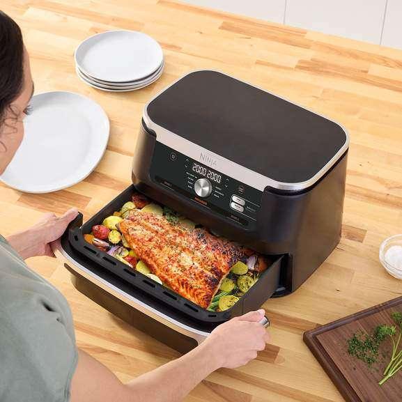 Ninja Foodi FlexDrawer 10.4L Air Fryer | AF500UK Air Fryer 2023, Autumn, Bank Holiday, BF, Brand_Ninja, Deals, Free Delivery Smalls, Health, Healthy Eating, Product Type_Air Fryer, Save Big, Small Appliances, Small Cooking Appliances, Summer 2023, Summer Sale, Winter Sale, Xmas Ninja Foodi FlexDrawer 10.4L Air Fryer | AF500UK - Default Title 259.00 AF500UK Meath Meath Ireland aceeuronics.ie Ace Euronics