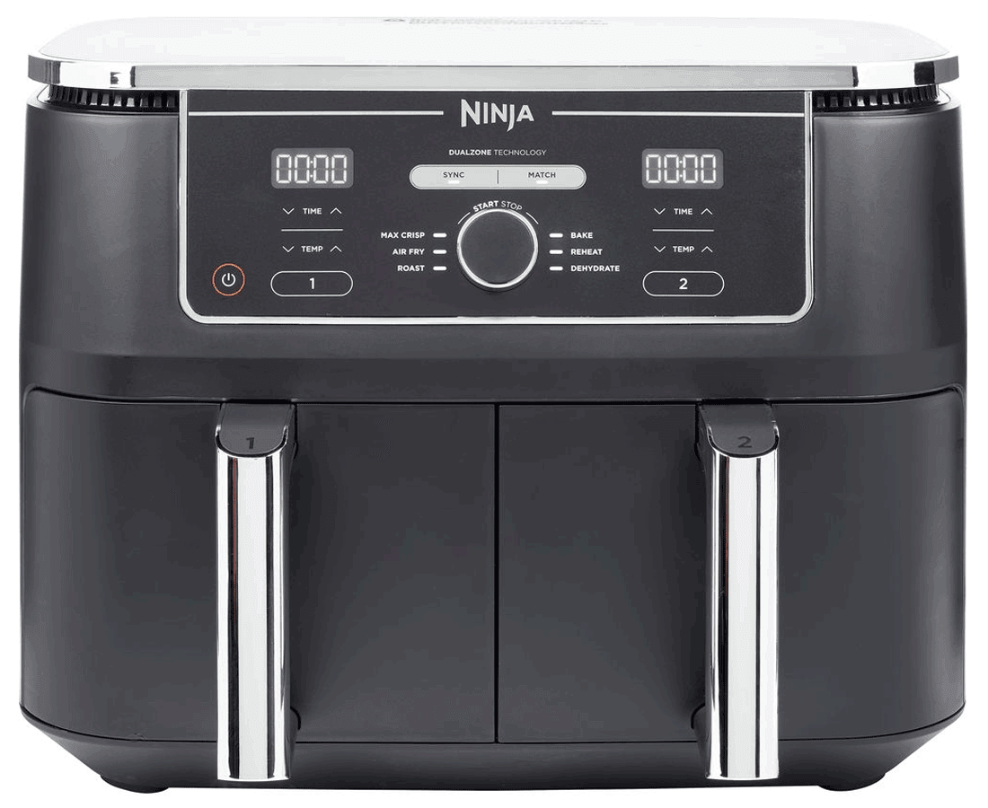 Ninja Foodi Max Dual Zone Air Fryer | AF400UK Air Fryer Brand_Ninja, Deals, Free Delivery Smalls, Healthy Eating, Product Type_Air Fryer, Small Appliances, Small Cooking Appliances, Winter Sale, Xmas Ninja Foodi Max Dual Zone Air Fryer | AF400UK - Default Title 239.00 AF400UK Meath Meath Ireland aceeuronics.ie Ace Euronics